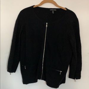 Eileen Fisher 100% cashmere black sweater